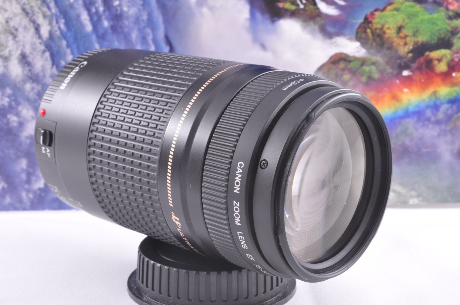 キヤノン EF 75-300mm USM 軽量望遠ズームレンズ 運動会 旅行 ポート