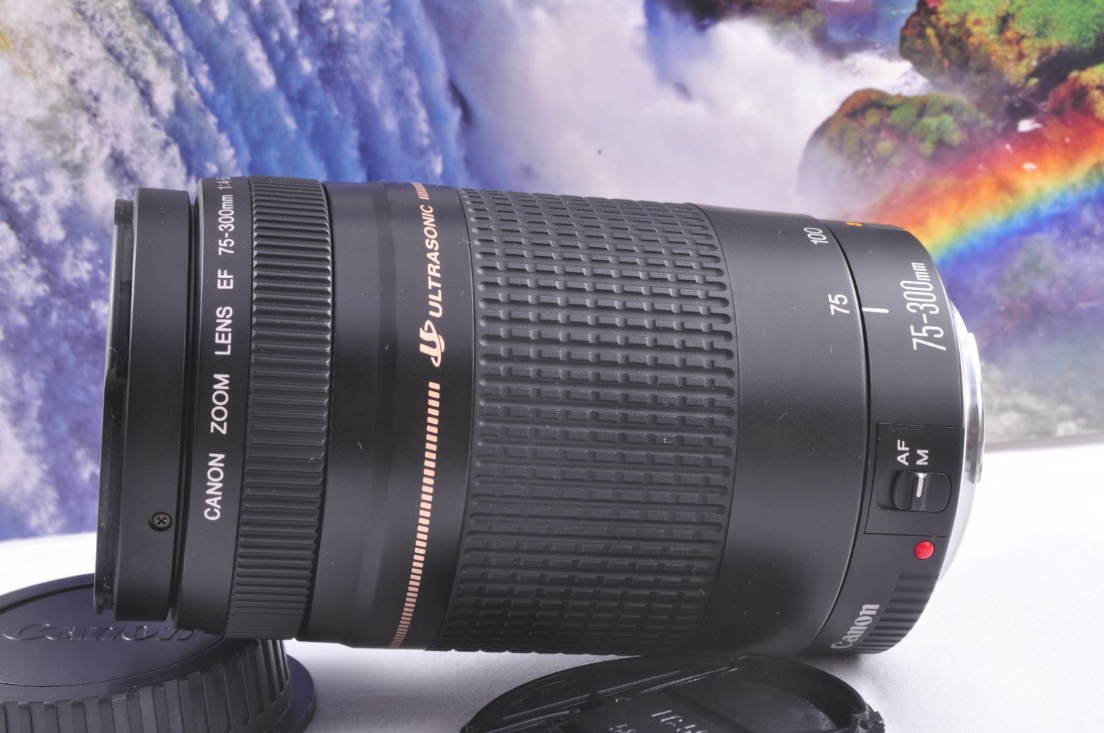 キヤノン EF 75-300mm USM 軽量望遠ズームレンズ 運動会 旅行 ポート