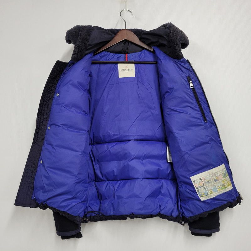 MONCLER LOUBET モンクレール　ルベー　ダウンジャケット　0 MONCLER LOUBET モンクレールルベーダウンネイビー0