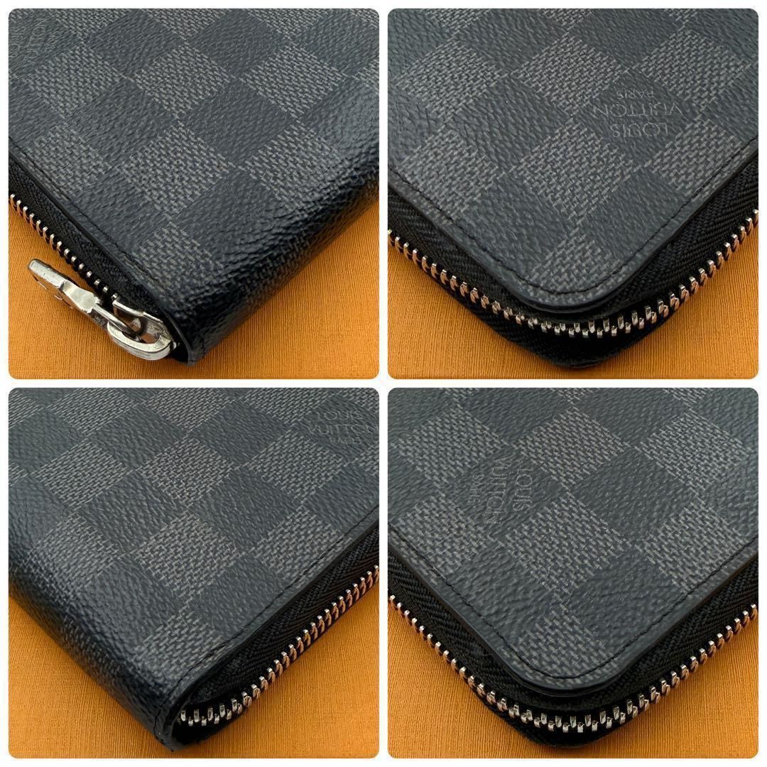 鑑定書付】ルイヴィトン ダミエ グラフィット ジッピーオーガナイザー