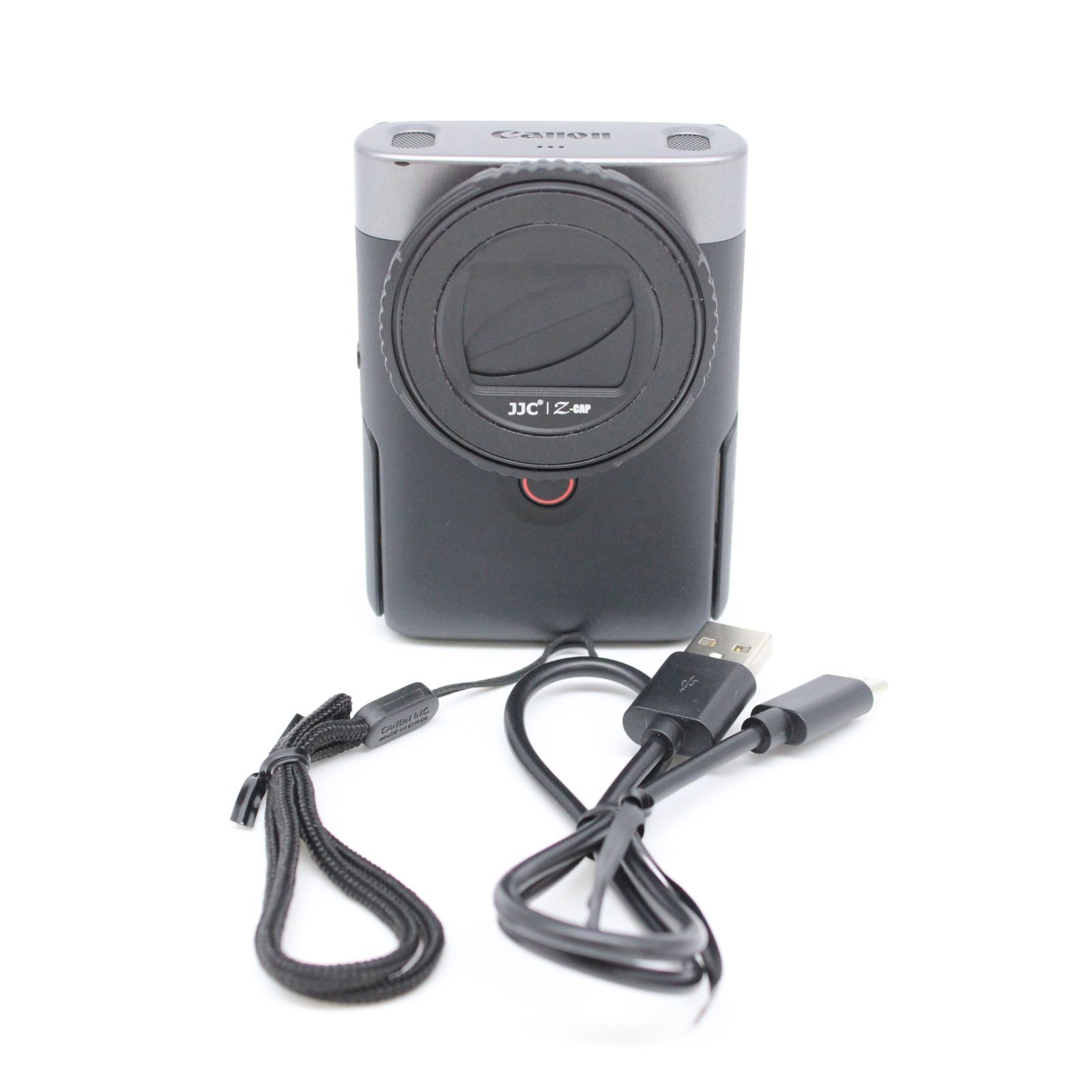 ストラップ付き□美品□ CANON Vlogカメラ PowerShot V10 シルバー