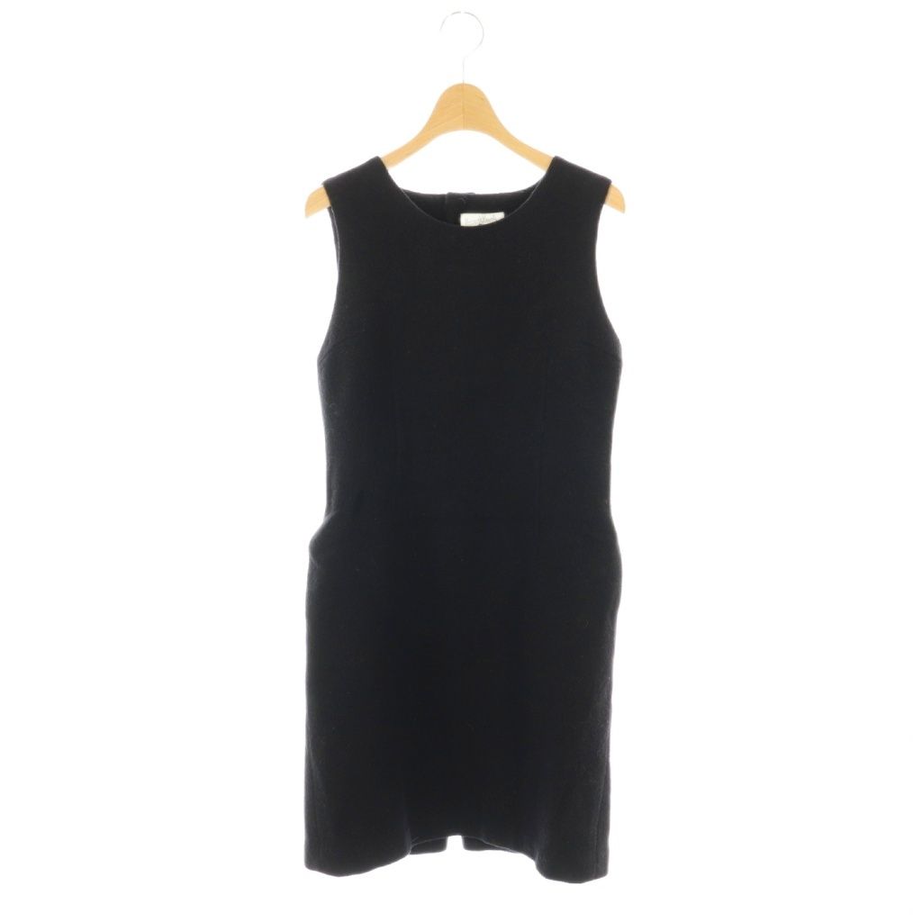 マーガレットハウエル MHL. ノースリーブワンピース ウール 2 ブラック