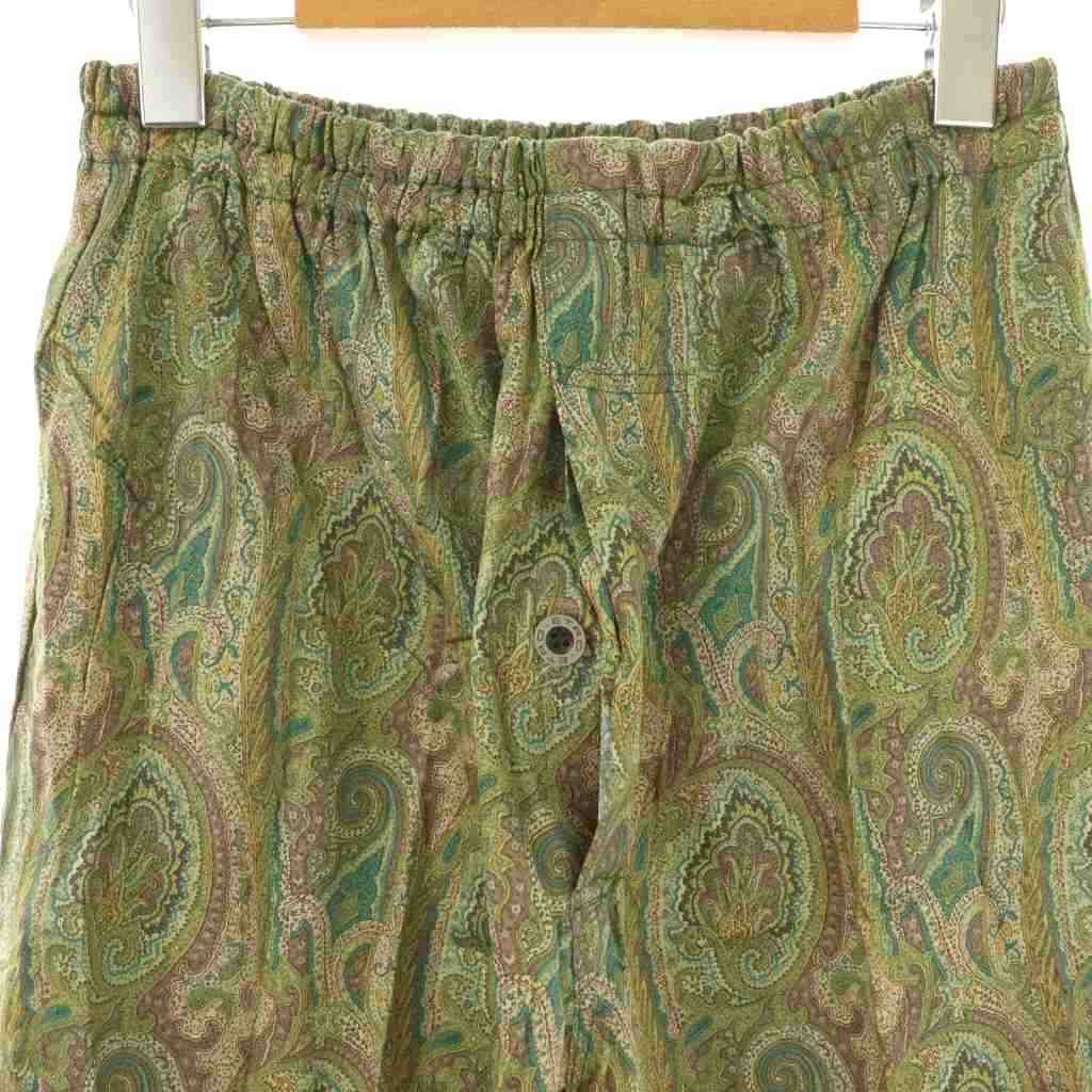 エトロ ETRO パジャマ ナイトウェア セットアップ M カーキ ペイズリー