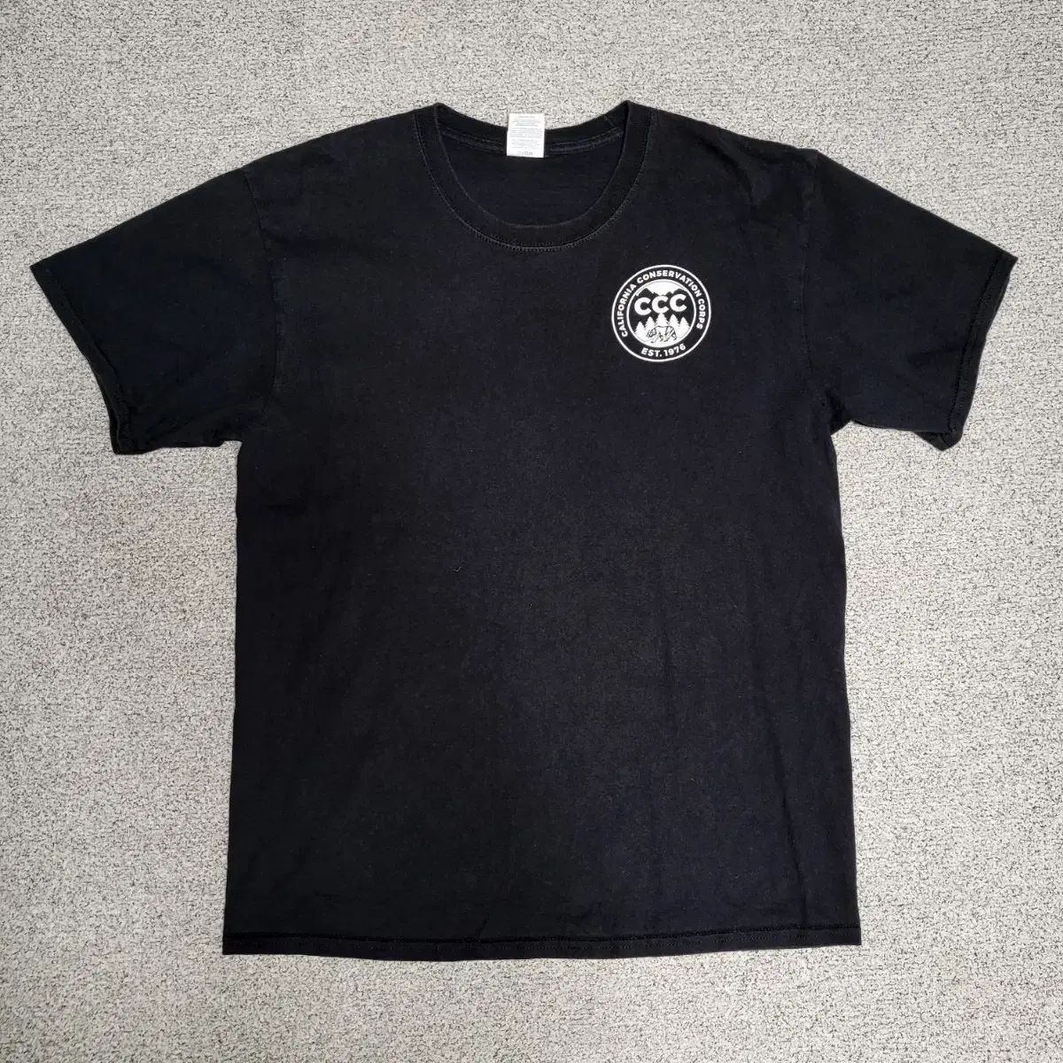 Portu0026Company ヴィンテージ プリンティング 半 Tシャツ L(100)
