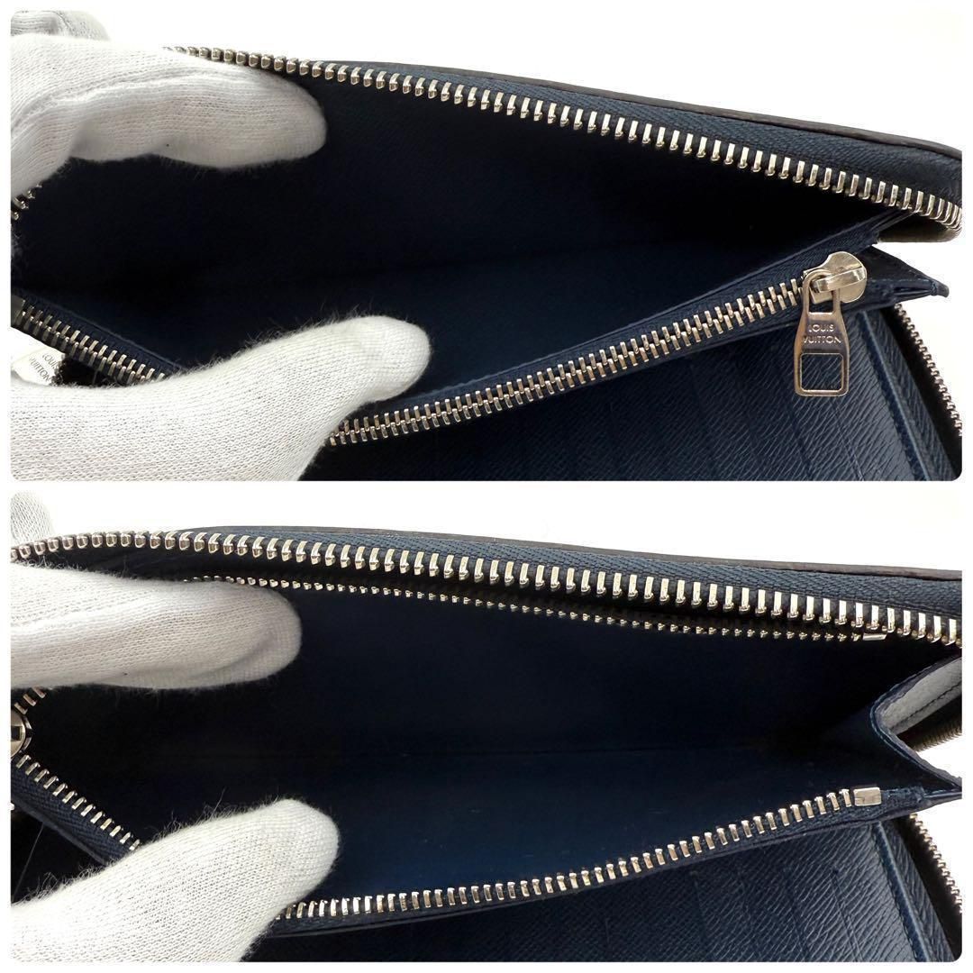 鑑定書付】美品 ルイヴィトン タイガ ヴェルティカル ブルーマリーヌ