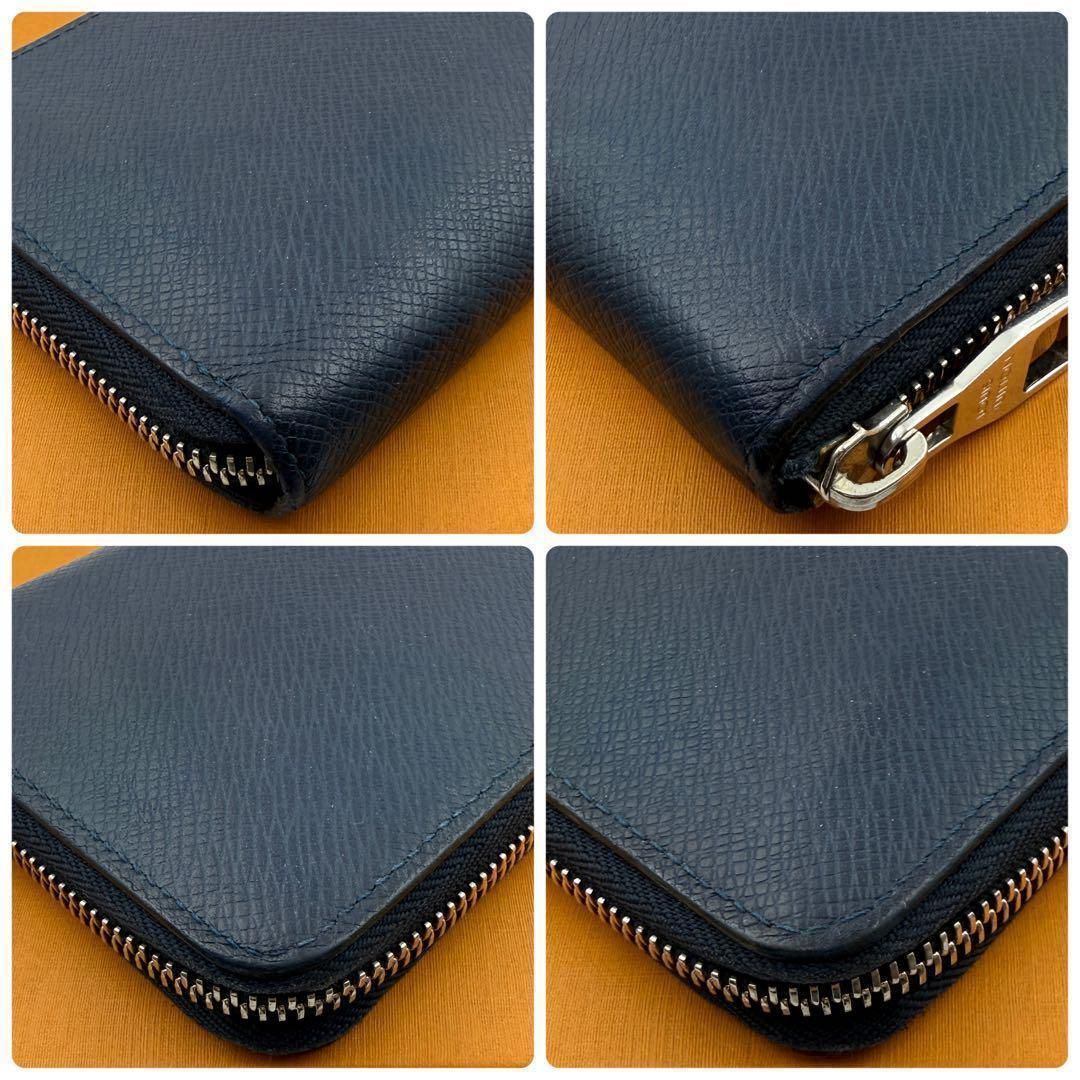 鑑定書付】美品 ルイヴィトン タイガ ヴェルティカル ブルーマリーヌ