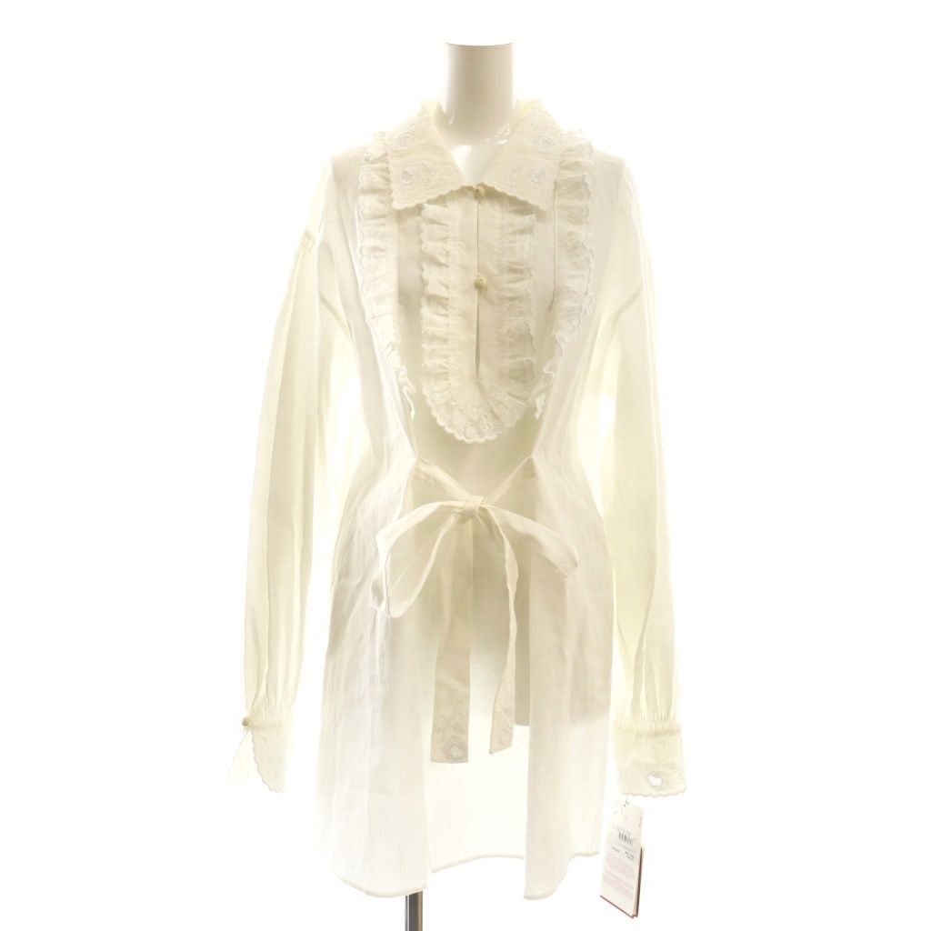 ヴァレンティノ ヴァレンチノ VALENTINO シャツ ワンピース ひざ丈