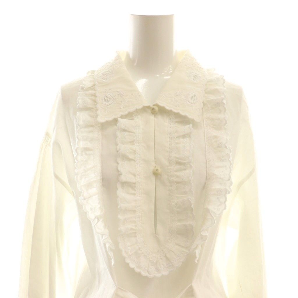 ヴァレンティノ ヴァレンチノ VALENTINO シャツ ワンピース ひざ丈