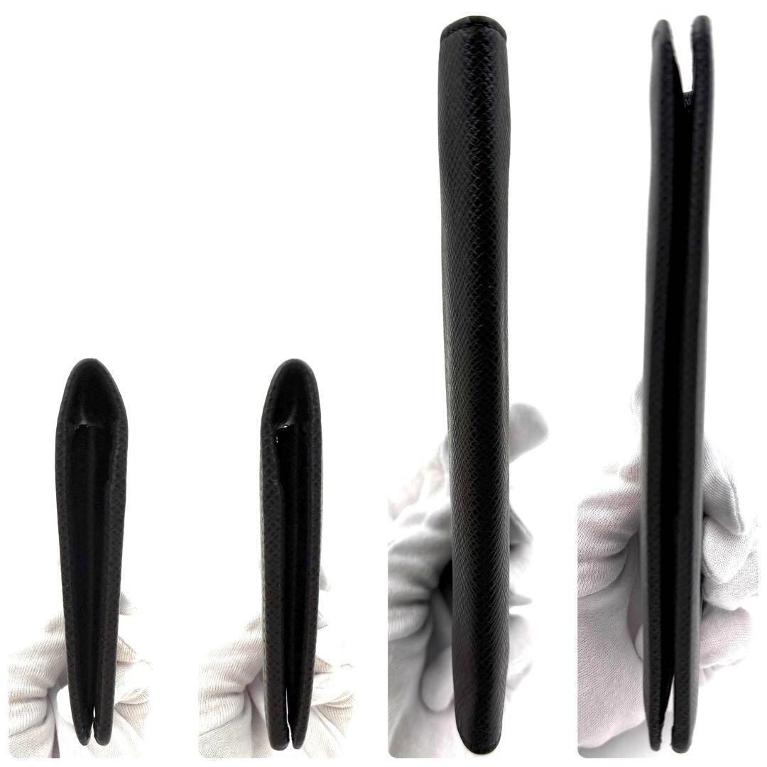 鑑定書付】美品 ルイヴィトン タイガ ポルトフォイユ ブラザ 長財布 黒