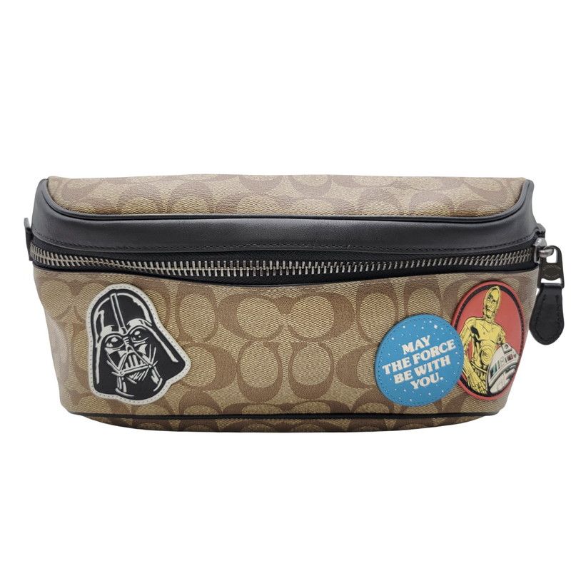 美品コーチ ウエストバッグ ボディバッグ スターウォーズ コラボ F79950 中古品】COACH コーチ × STAR WARS スターウォーズ WAIST BAG F79950