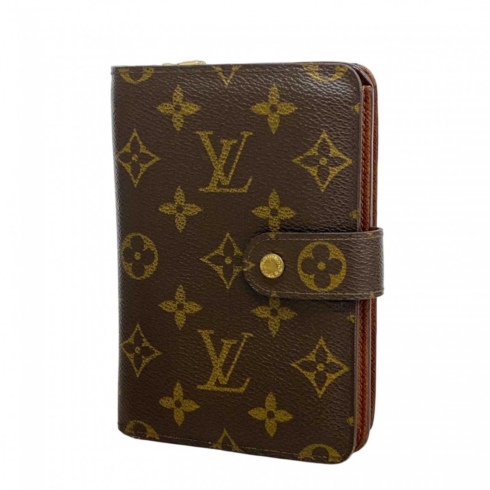 ルイ・ヴィトン(Louis Vuitton) ルイ・ヴィトン 財布 モノグラム ポルトパピエジップ M61207 ブラウンメンズ レディース