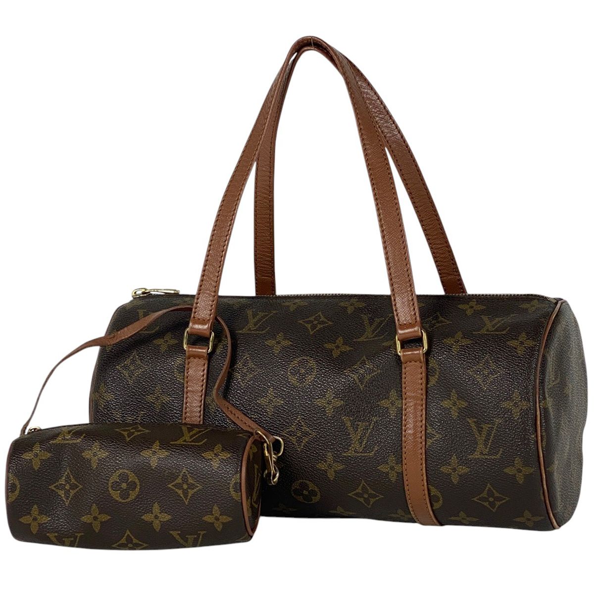 ルイ・ヴィトン Louis Vuitton パピヨン 26 筒型 旧旧型 ハンドバッグ 