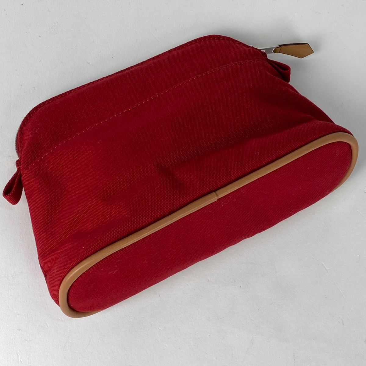 エルメス HERMES ボリード ポーチ PM Hロゴ 化粧ポーチ キャンバス