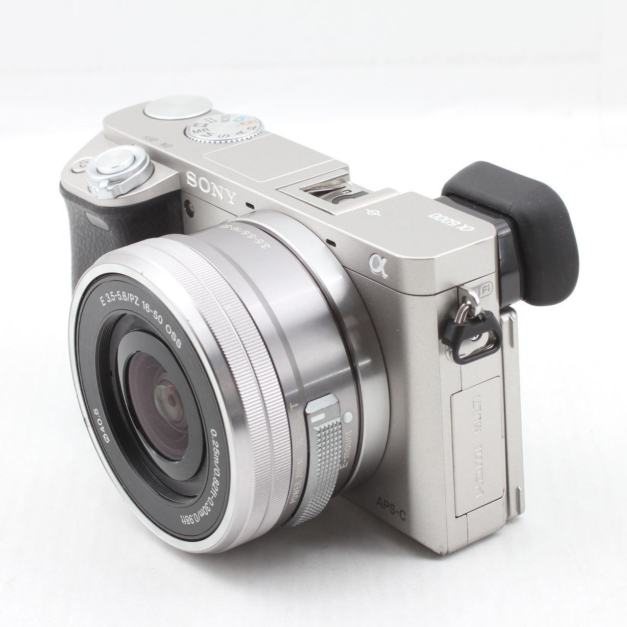 美品】SONY ソニー α6000 パワーズームレンズキット シルバー ILCE