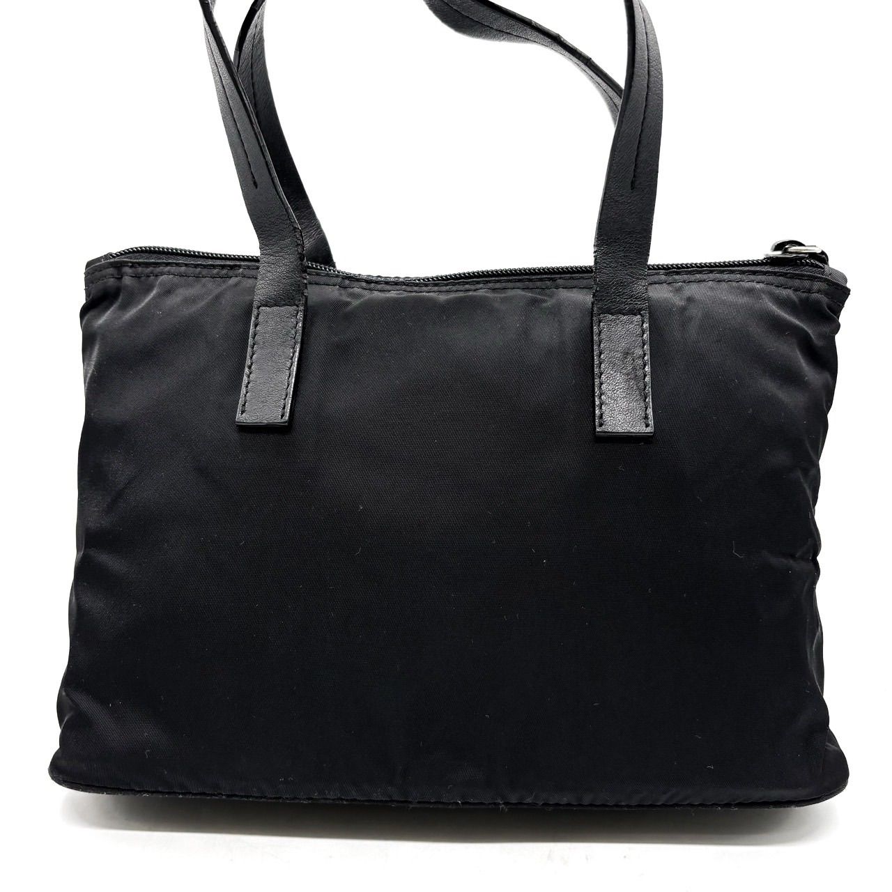 良品】PRADA プラダ 三角プレート ナイロン ハンドバッグ トートバッグ