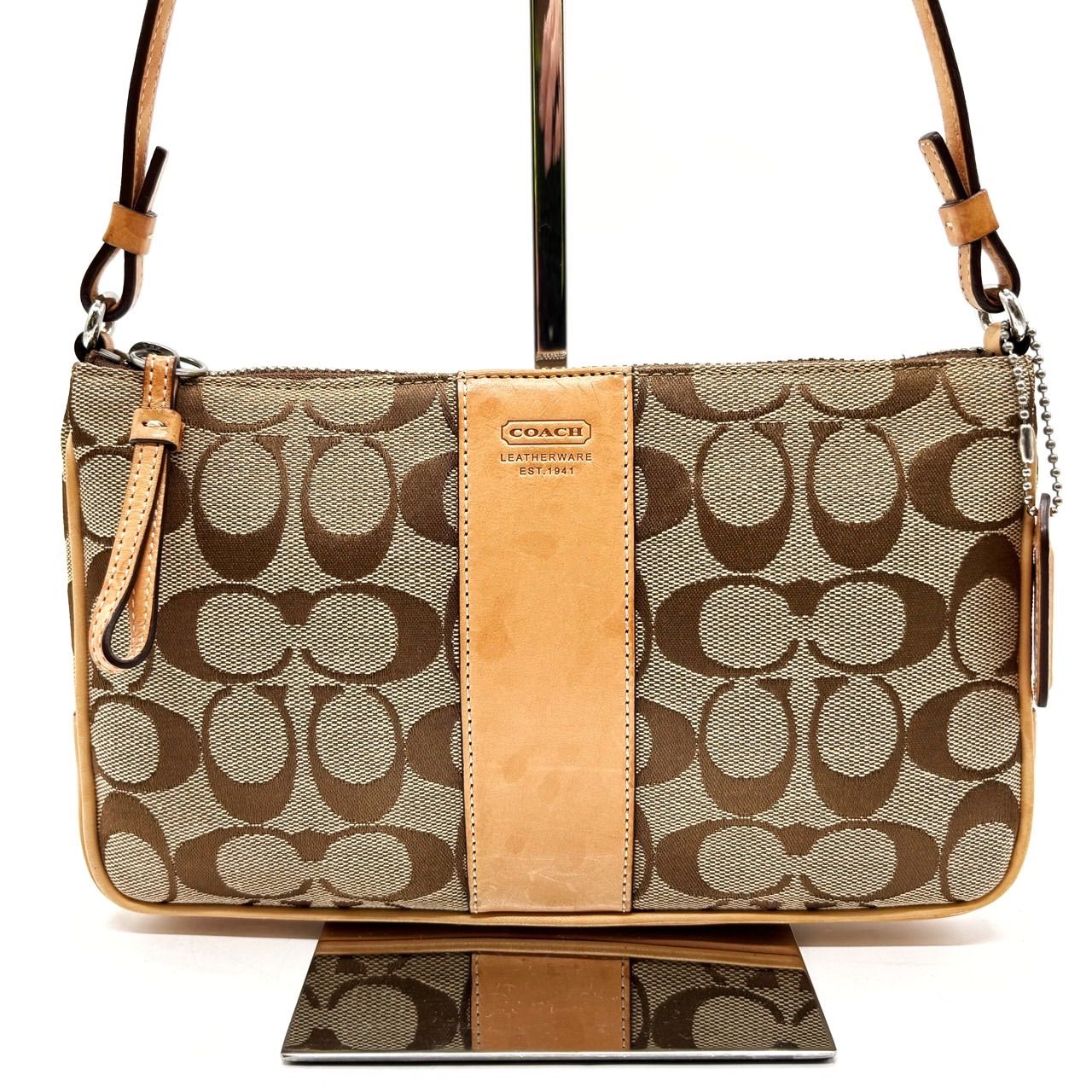 良品】 COACH コーチ ハンドバッグ トートバッグ ショルダーバッグ 