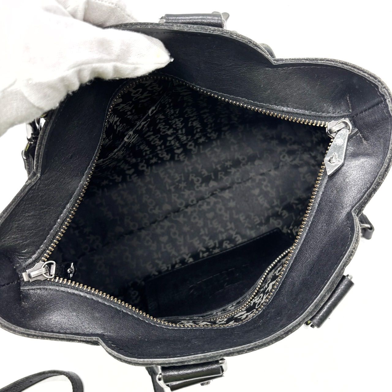 【美品】ヴィヴィアンウエストウッド ヌーロック 2way オーブ 黒 レザー ✨良品✨ Vivienne Westwood ヴィヴィアンウエストウッド ヌーロック