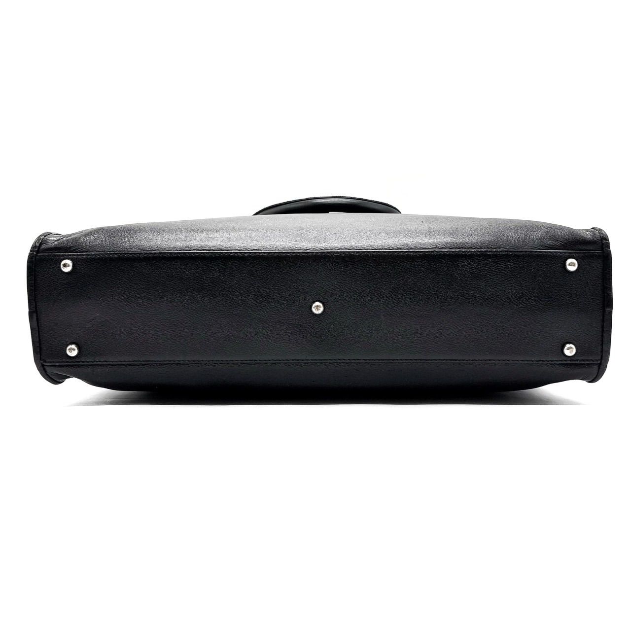 ✨良品✨ LOEWE ロエベ アナグラム 革 レザー ブリーフケース シボ革