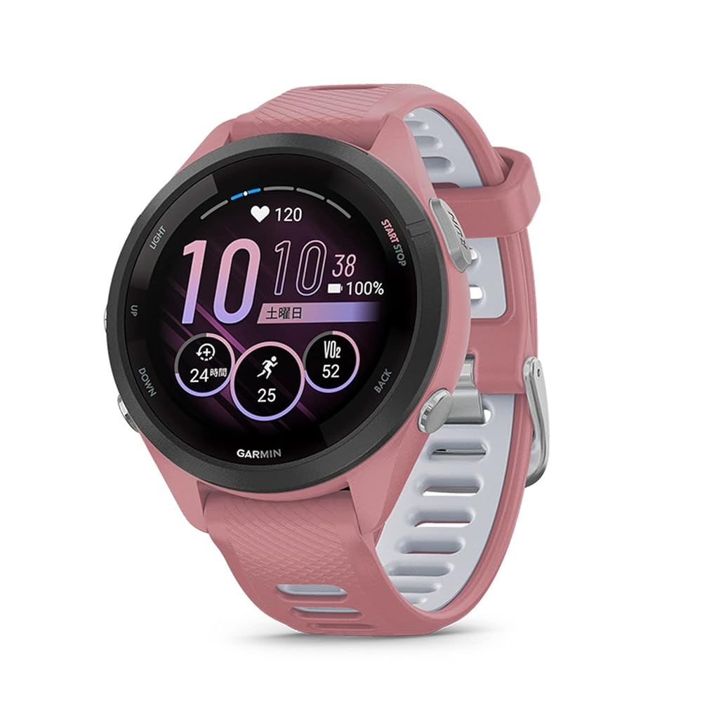 GARMIN（ガーミン）GPSランニングウォッチ Forerunner 265S Music Pink