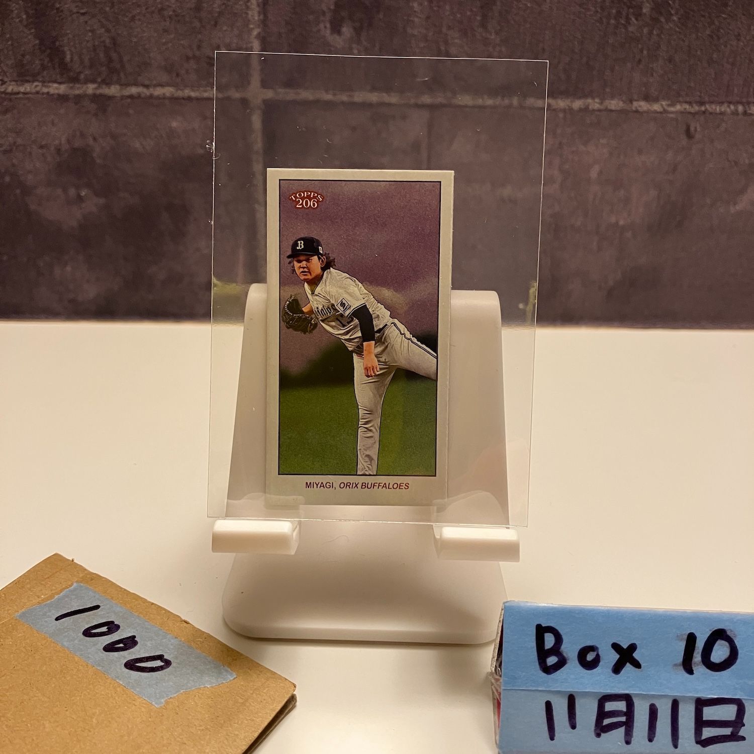 TOPPS 206 NPB カード　オリックス　宮城　50シリアル ミントモール / MINT 仙台店 / 2024 TOPPS 206 宮城大弥 Base Gold