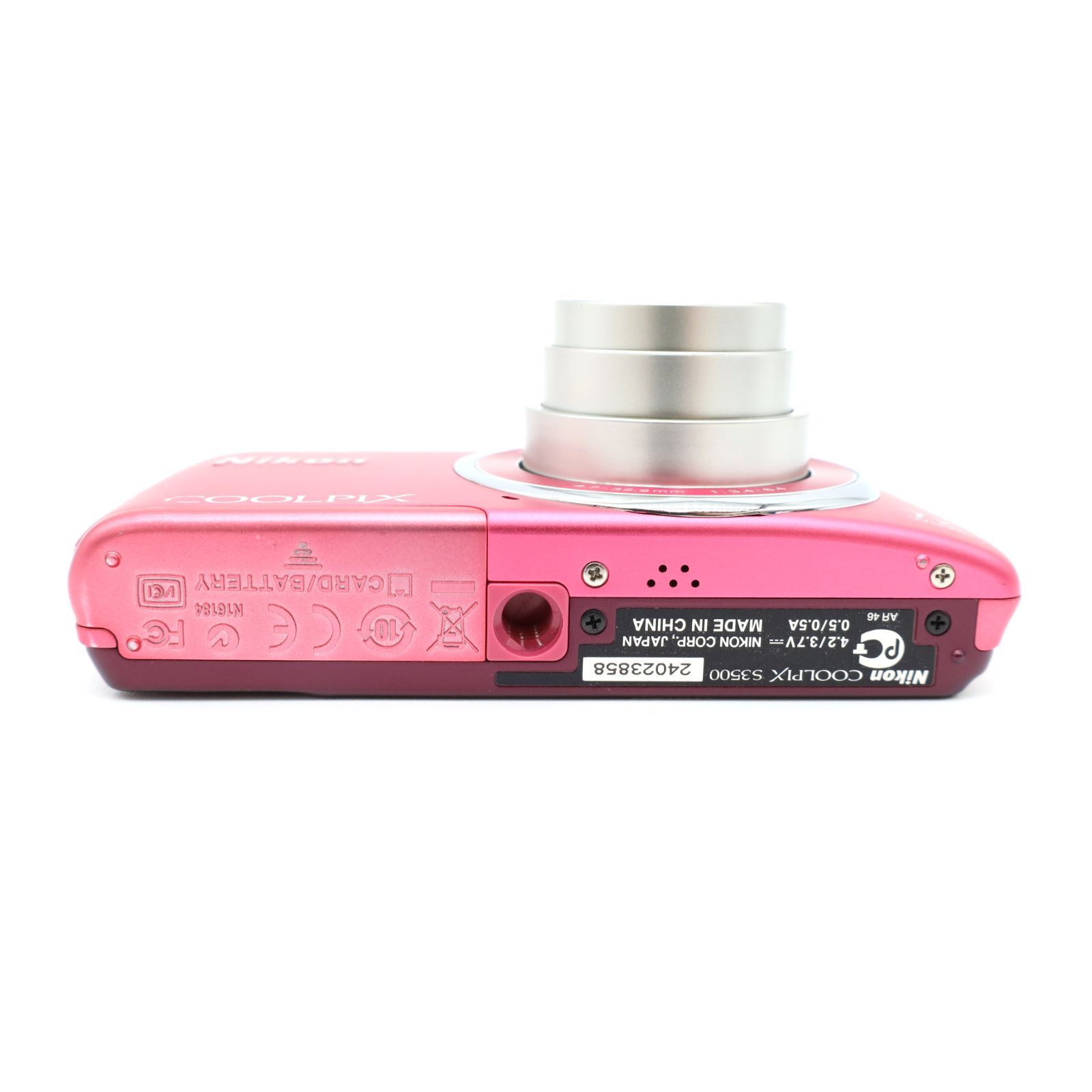 実用美品 Nikon ニコン COOLPIX クールピクス S3500 ピンク Amazon.com : Nikon COOLPIX S3500 20.1 MP Digital Camera with 7x