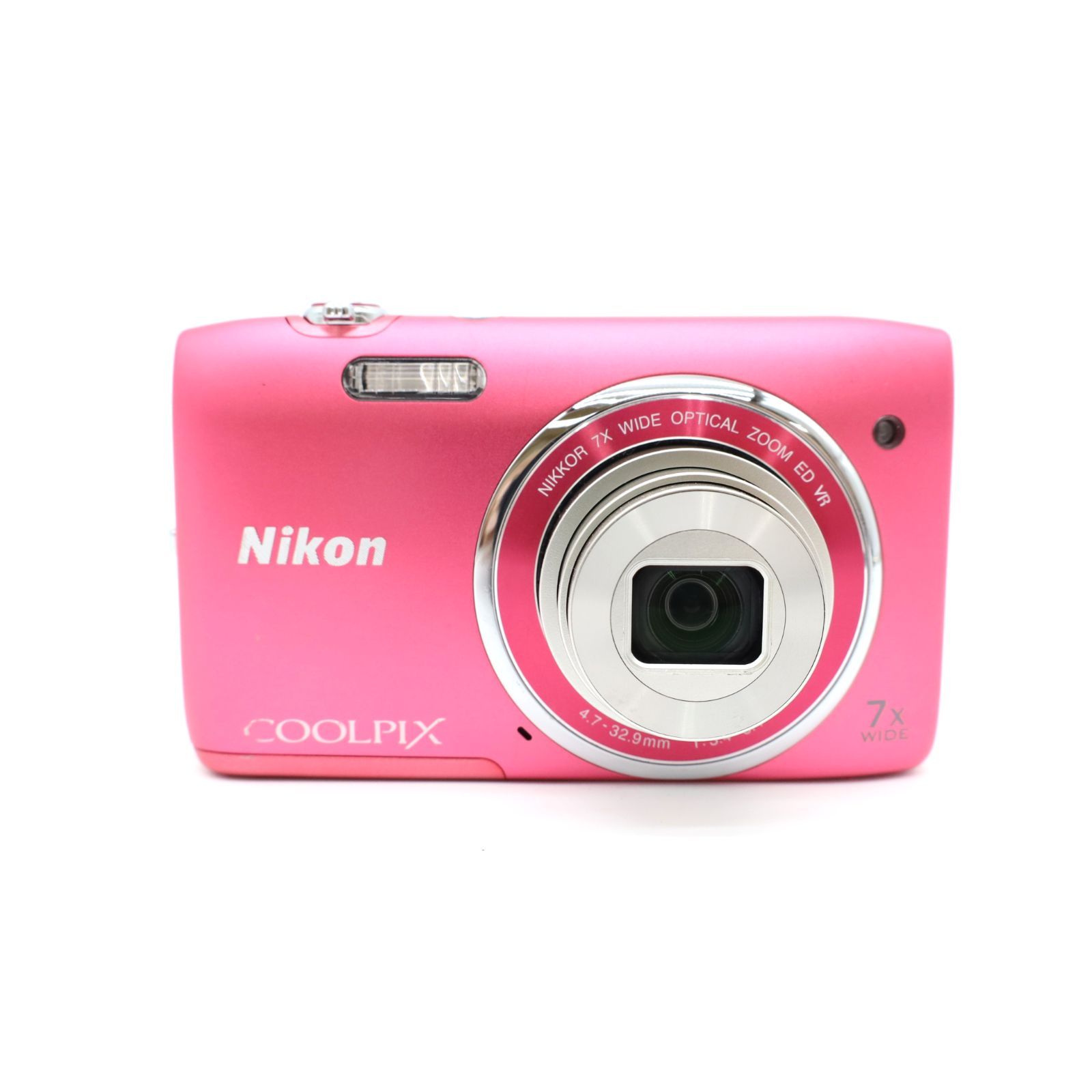 ストラップ付き□極上品□ Nikon COOLPIX クールピクス S3500 ピンク