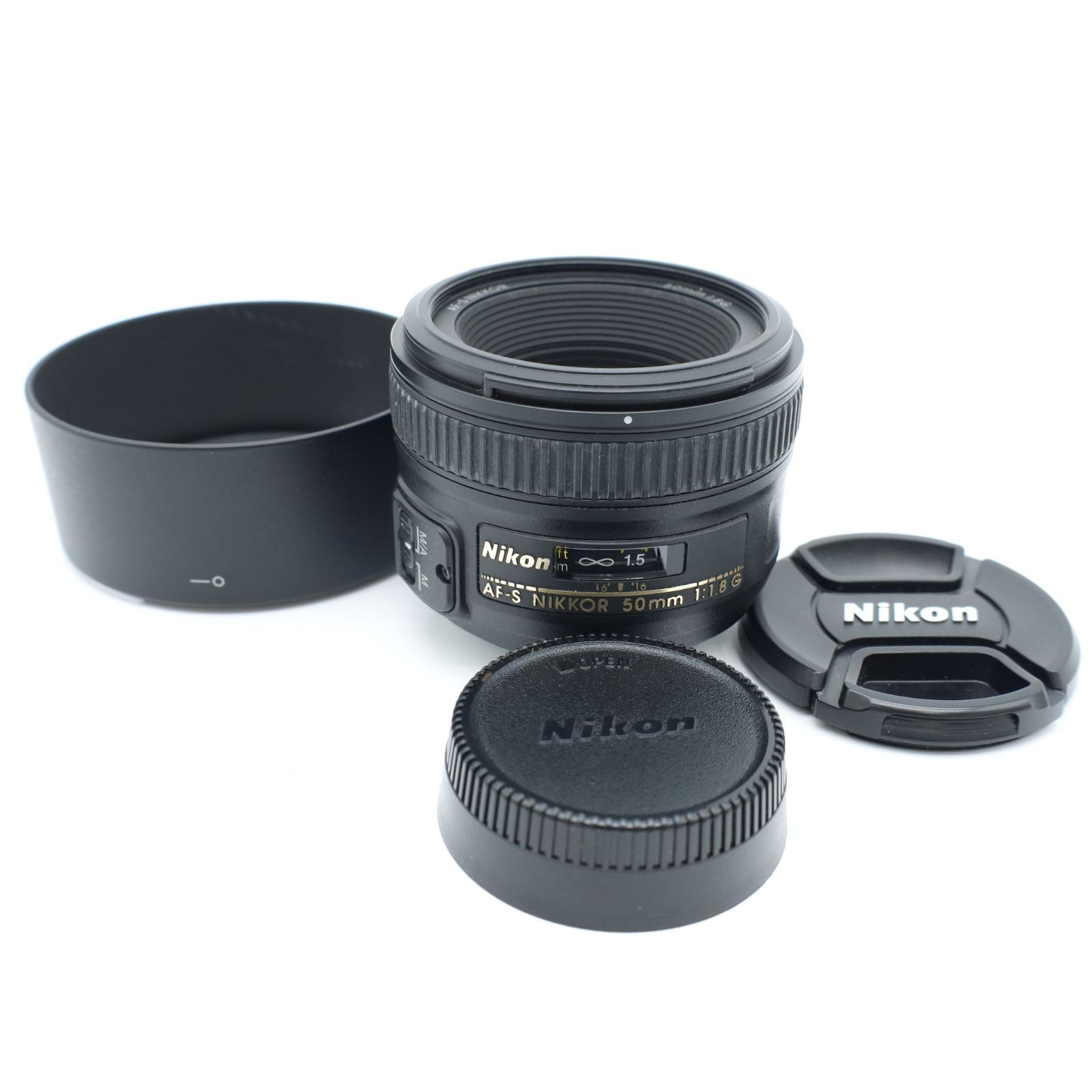 af-s nikkor 50mm f⁄1.8g レンズカバー付 AF-S NIKKOR 50mm f