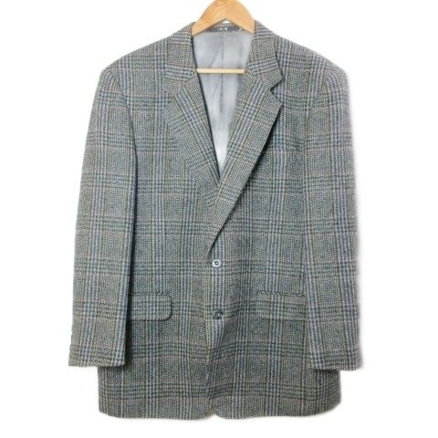 ダックス DAKS テーラードジャケット ブレザー 秋冬 92A5 チェック柄 ダックス DAKS テーラードジャケット ブレザー シングル 2B チェック