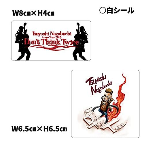 長渕 剛 Arena Tour 2018 Don't Think Twice 公式グッズ シールセット