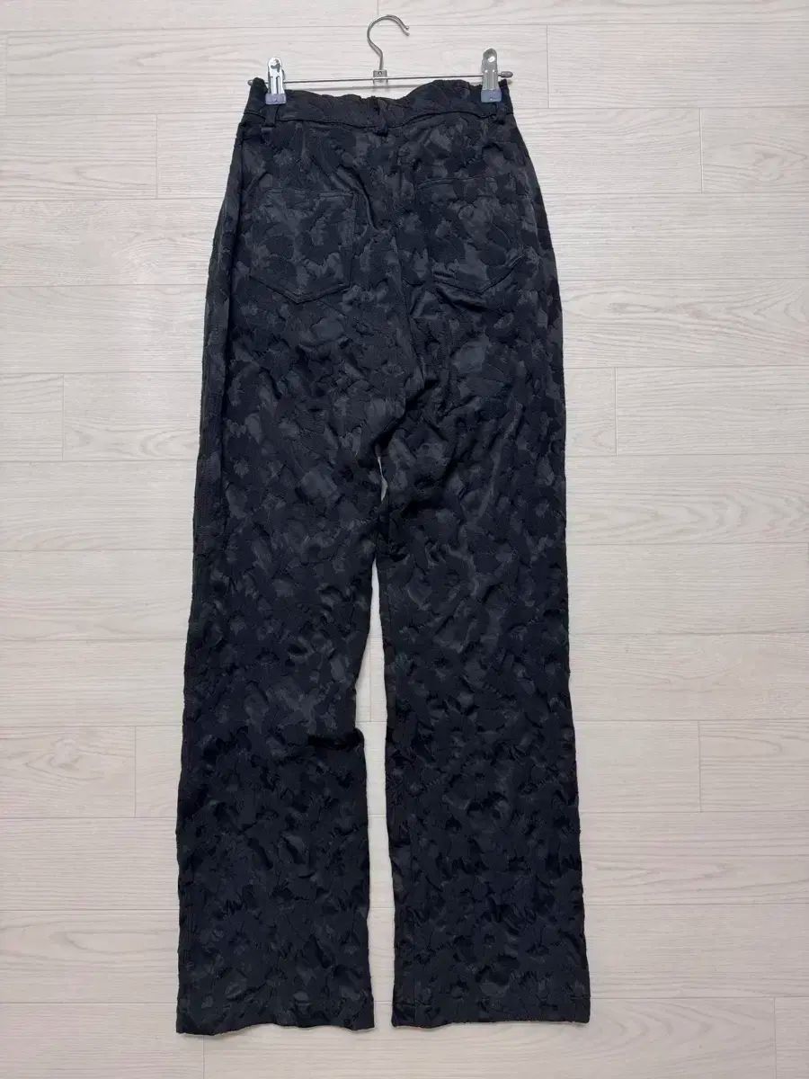 PPB ピピビー Flower Jacquard Pants (Black) フラワージャガード