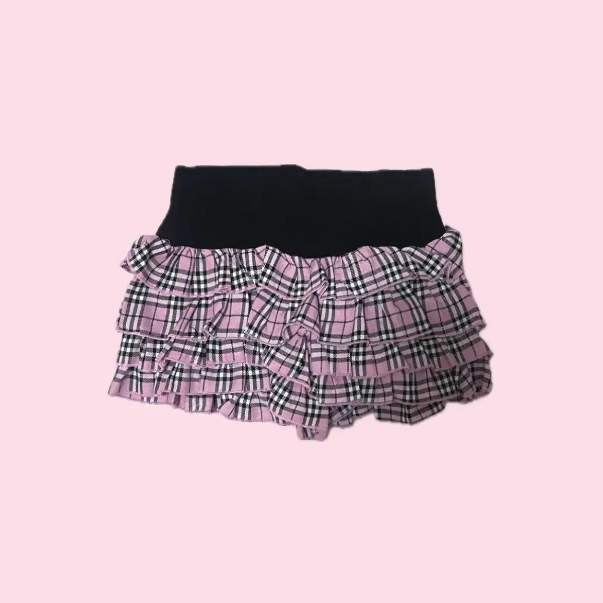 出品停止 必須アイテム Tralala トラルララ チェック フリル