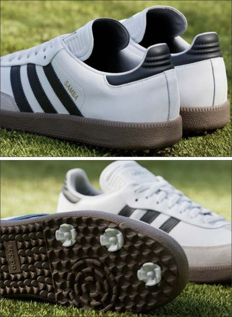 新品未使用箱付 25.5㎝◎adidas サンバゴルフ ゴルフシューズ 黒 白 種類21：ホワイト/ブラック/ガム/25.5cm アディダス サンバ ゴルフ 高