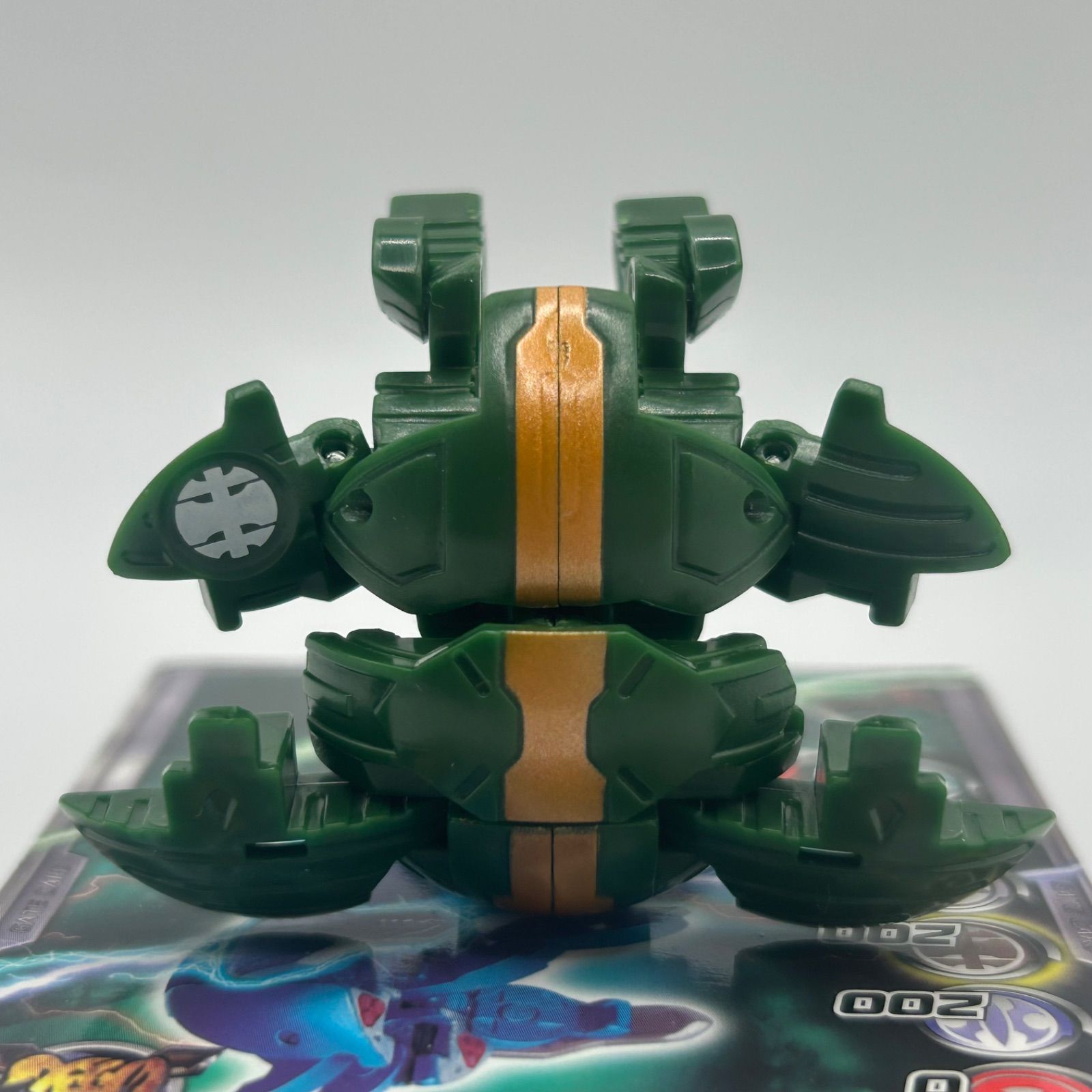 本体美品 カード付き 爆丸 滅ホロヴォス 硬タンクァー 堅パンツァー