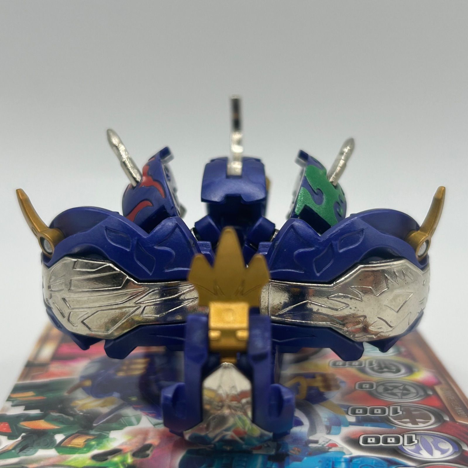 本体美品 カード付き 爆丸 滅ホロヴォス 硬タンクァー 堅パンツァー