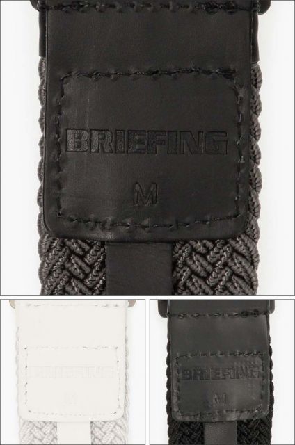 ブリーフィング BG バックル メッシュ ベルト ゴルフウェア メンズ