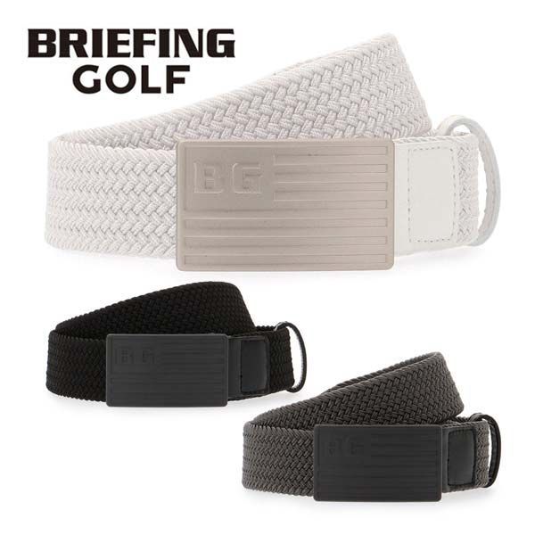 ブリーフィング BG バックル メッシュ ベルト ゴルフウェア メンズ