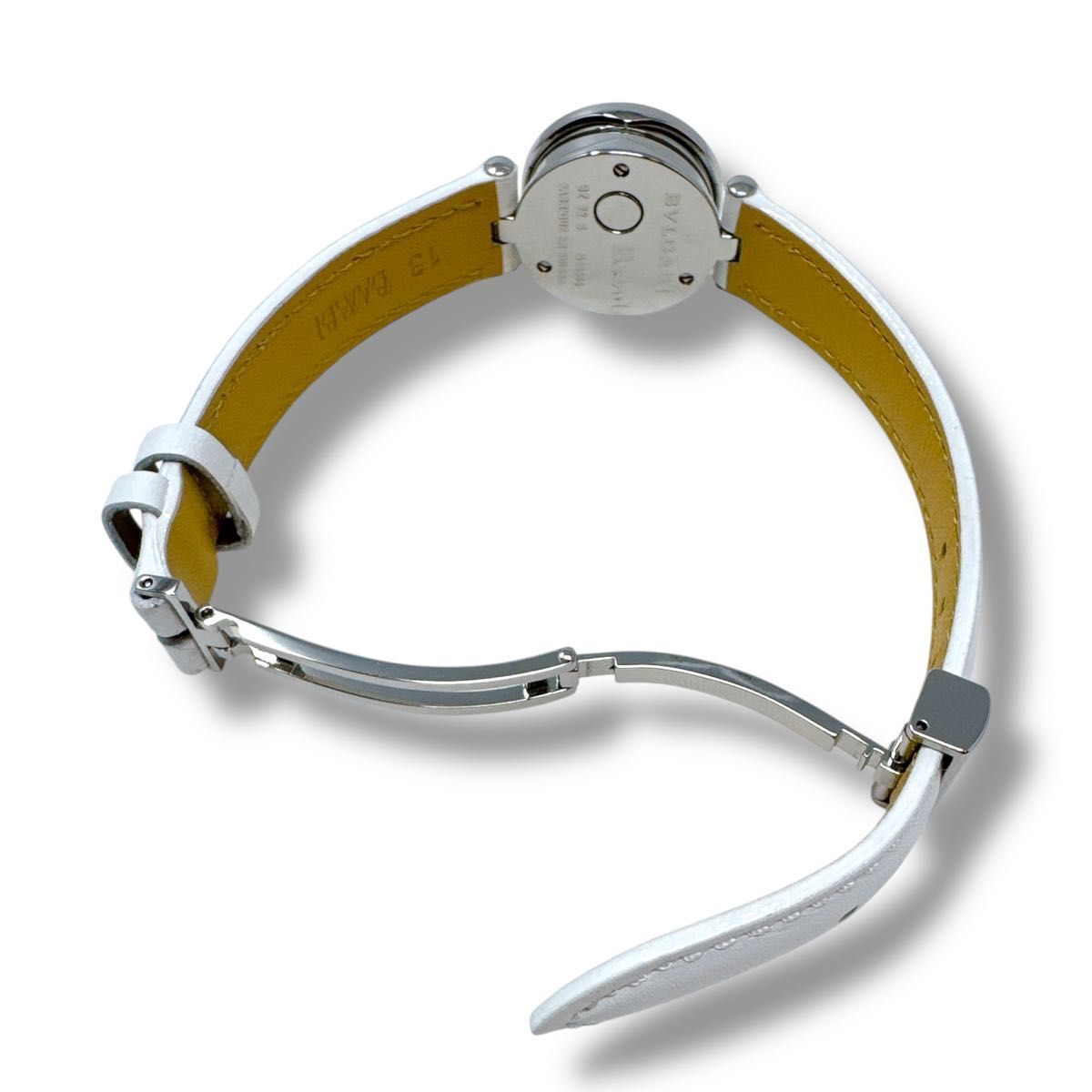 ブルガリ ビーゼロワン BZ22S シェル 革ベルト レディース 時計