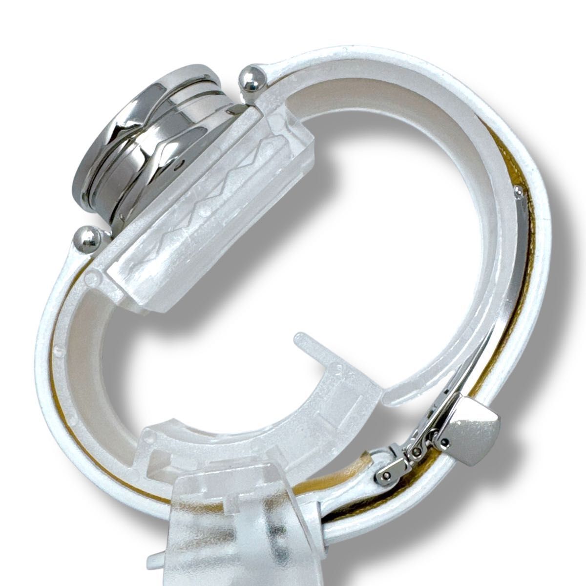 ブルガリ ビーゼロワン BZ22S シェル 革ベルト レディース 時計