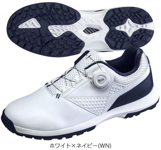 BRIDGESTONE ゴルフシューズ ホワイト/ネイビー 種類12：ホワイト×ネイビー(WN)/24.0cm ブリヂストンゴルフ ゼロ