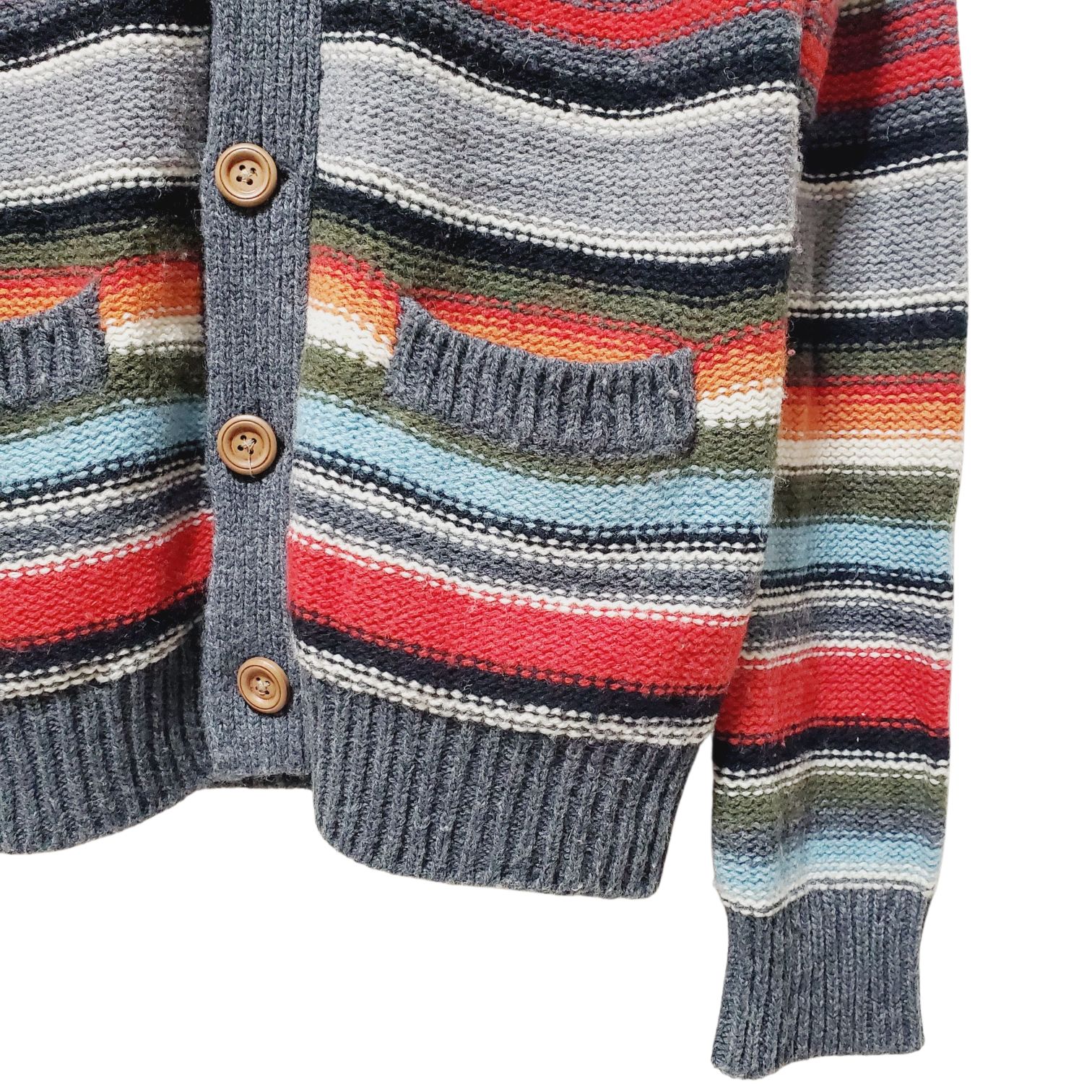 go slow caravan ゴースローキャラバン フード付き ニットカーディガン