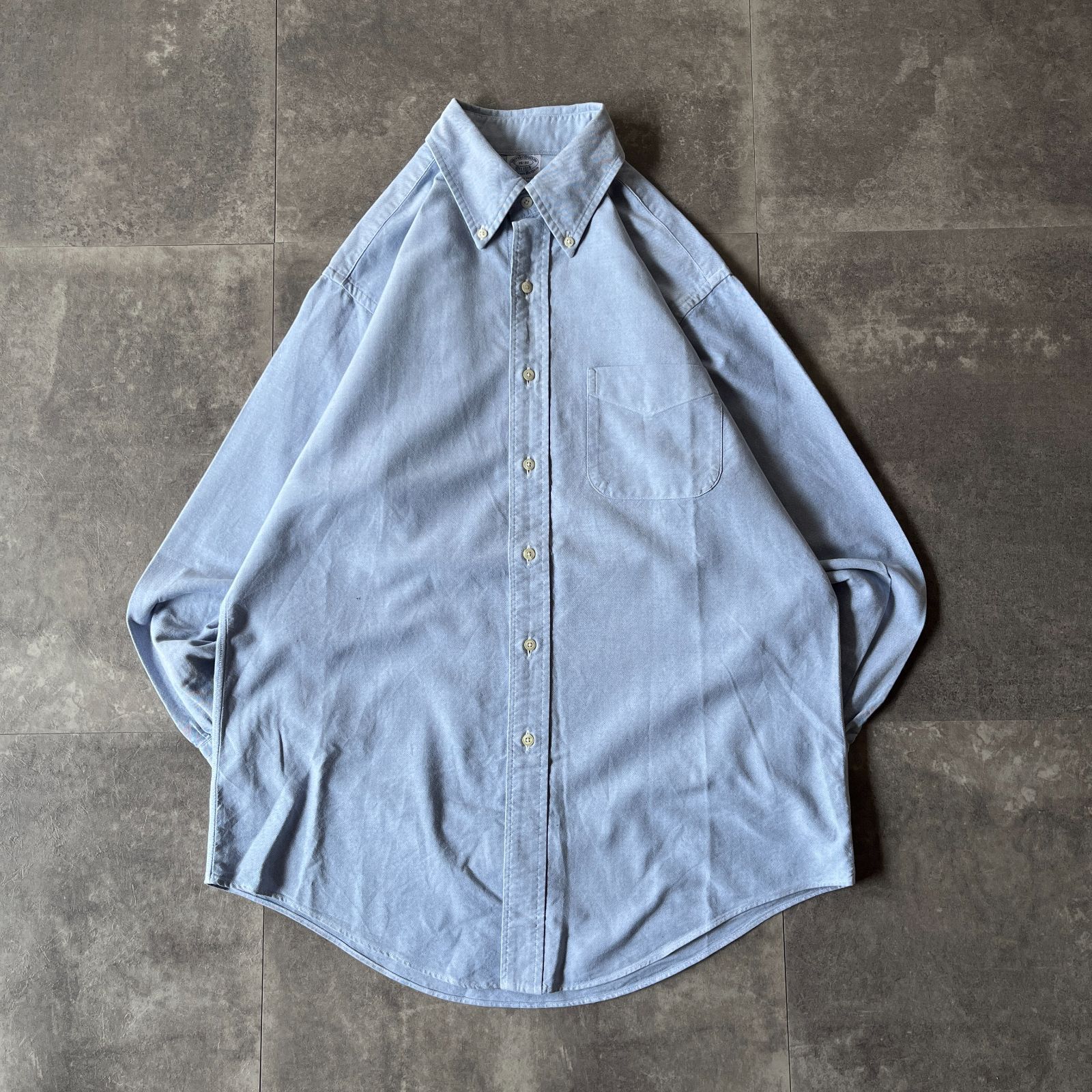 80s-90s Brooks Brothers USA製 オックスフォードシャツ L相当 A106