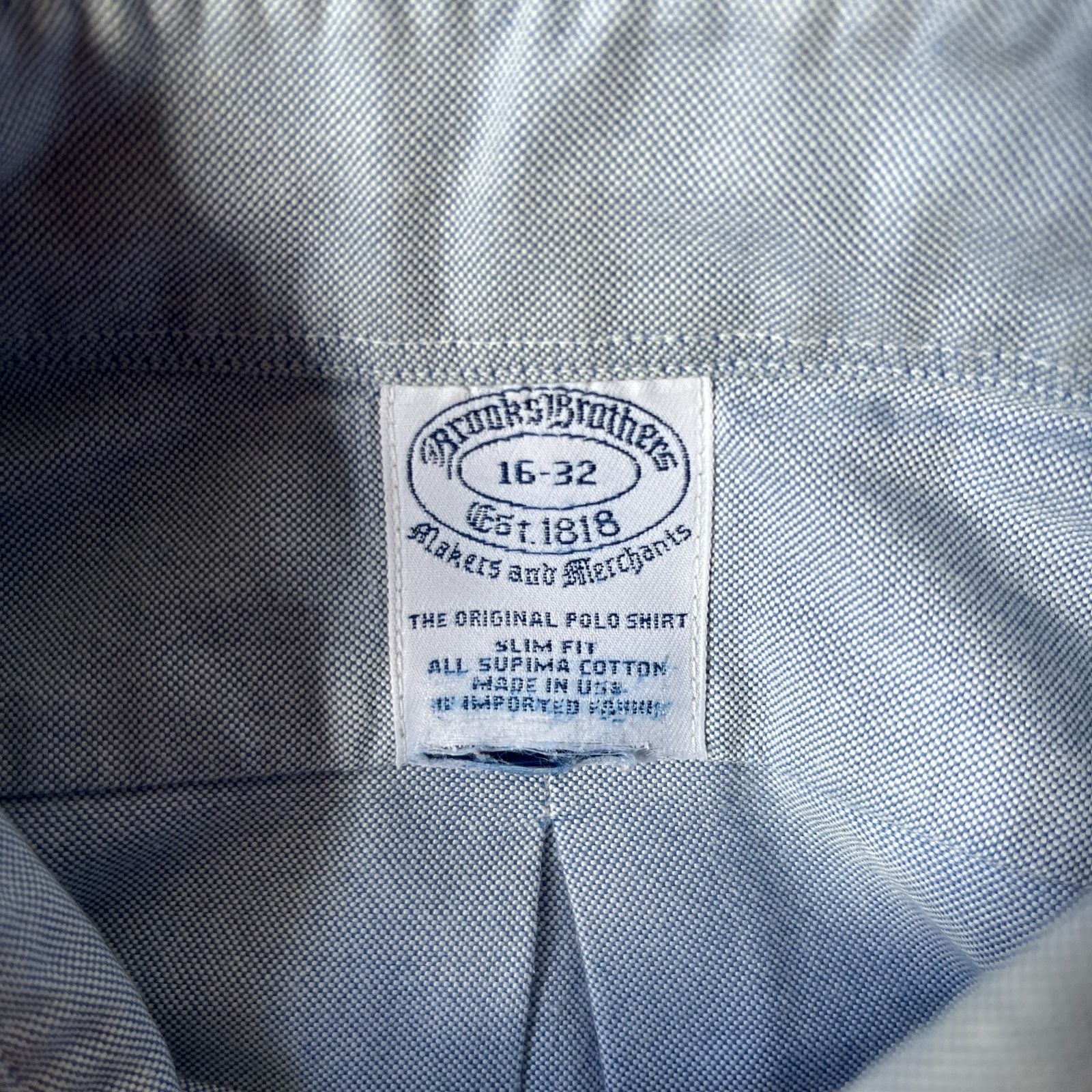 80s-90s Brooks Brothers USA製 オックスフォードシャツ L相当 A106