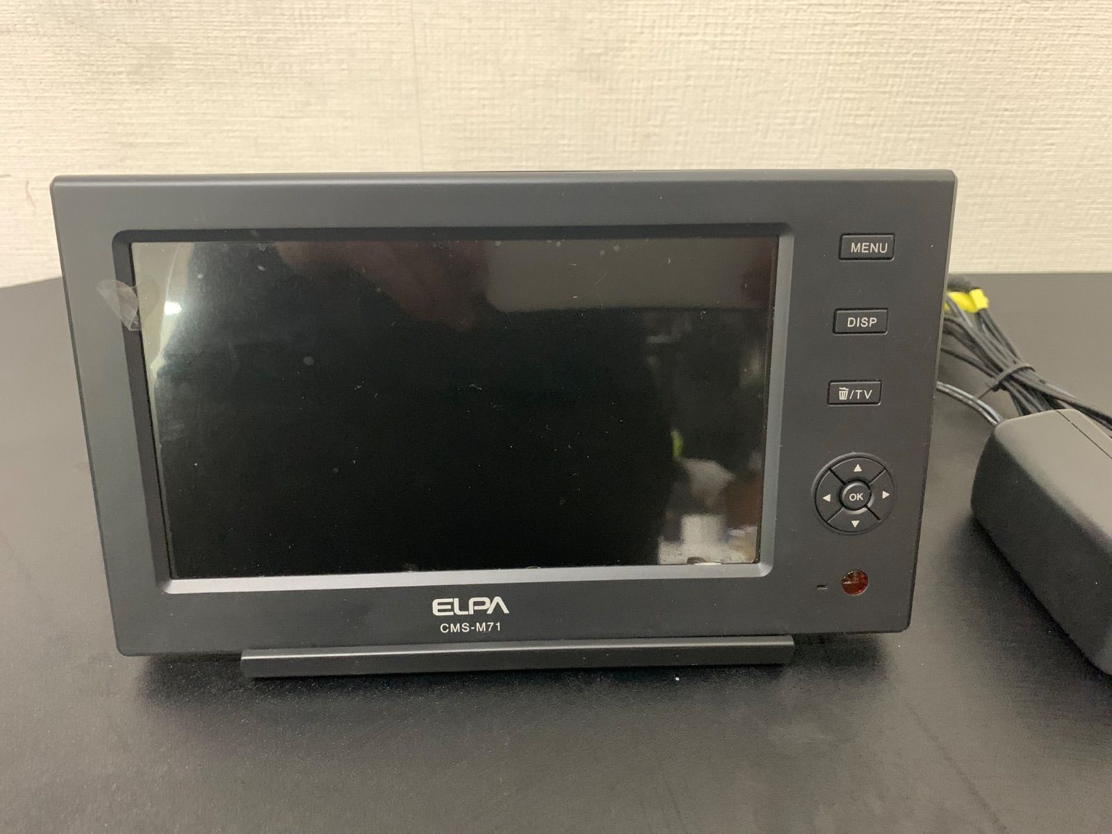 ELPA ワイヤレス防犯カメラセット CMS-M71 + CMS-C71 ×2台 モニター付