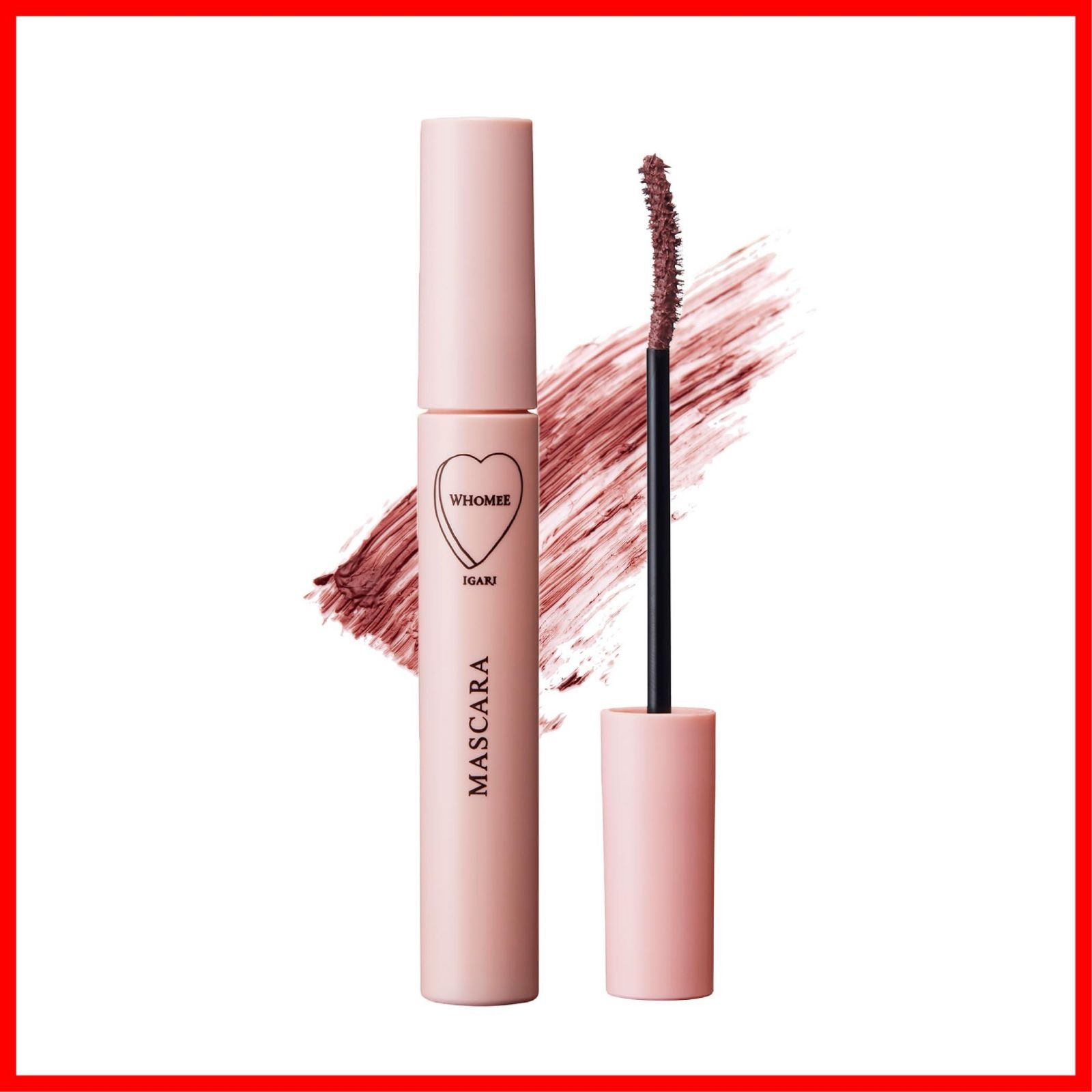 数量 WHOMEE フーミー ロング＆カールマスカラN テラコッタピンク