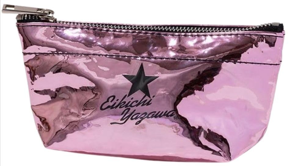 矢沢永吉（EIKICHI YAZAWA）2023 メタリックポーチ(ロゴ)「ピンク