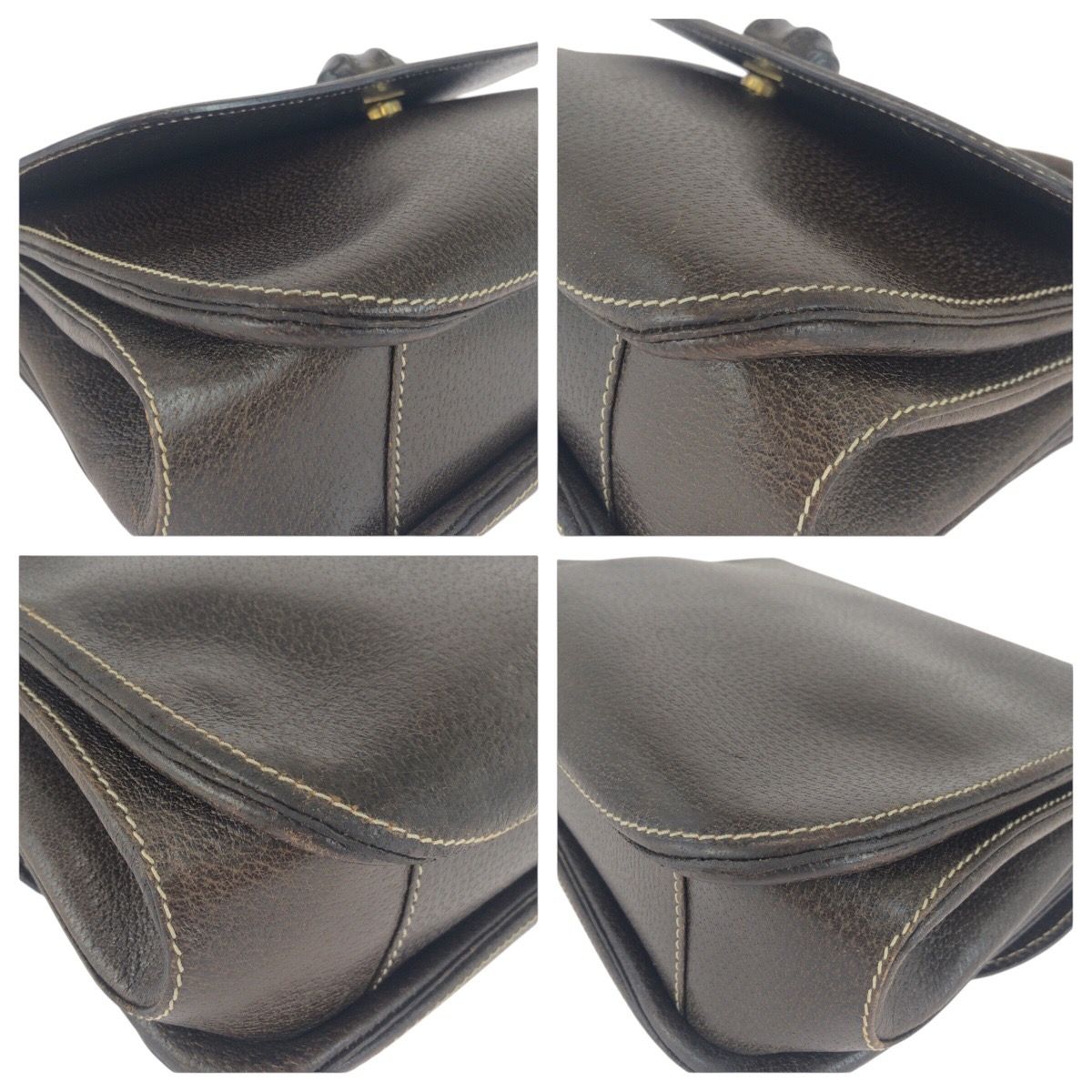 GUCCI グッチ ヴィンテージ オールドグッチ バンブー ブラウン