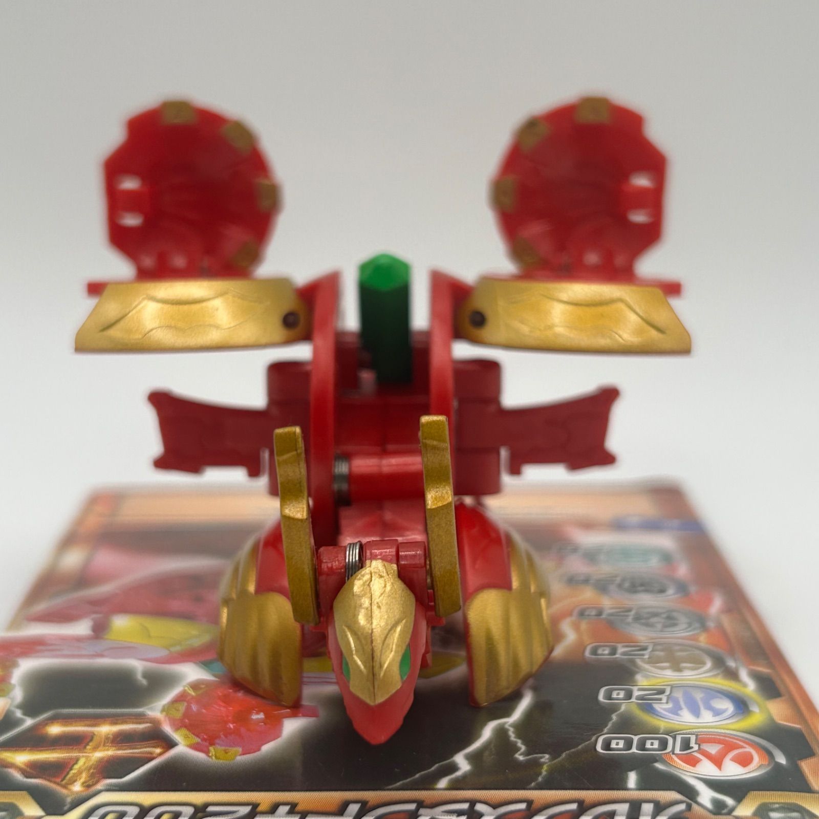 士リング・カード付き 爆丸 士ドラガオン 烈ガオウ 燕グライド 700G