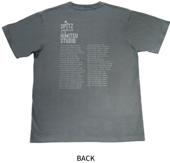 スピッツ SPITZ HIMITSU STUDIOスタッフTシャツ Amazon | SPITZ（スピッツ）2023-2024 HIMITSU STUDIO i-O Tシャツ