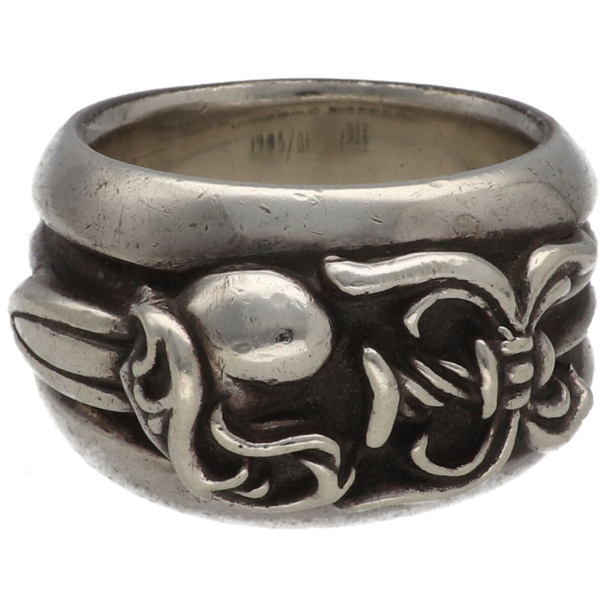 中古】 CHROME HEARTS クロムハーツ ダガーハートリング 24号 SV925 