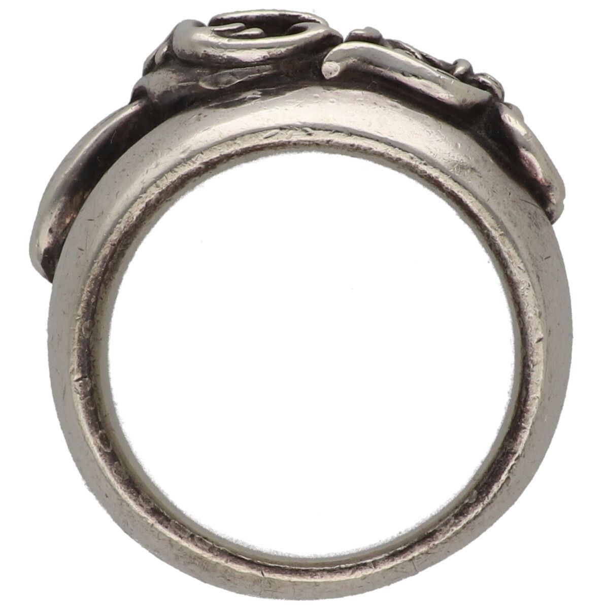 中古】 CHROME HEARTS クロムハーツ ダガーハートリング 24号 SV925 